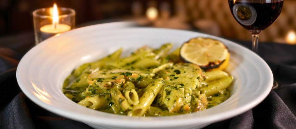 LEMON PESTO CHICKEN PENNE