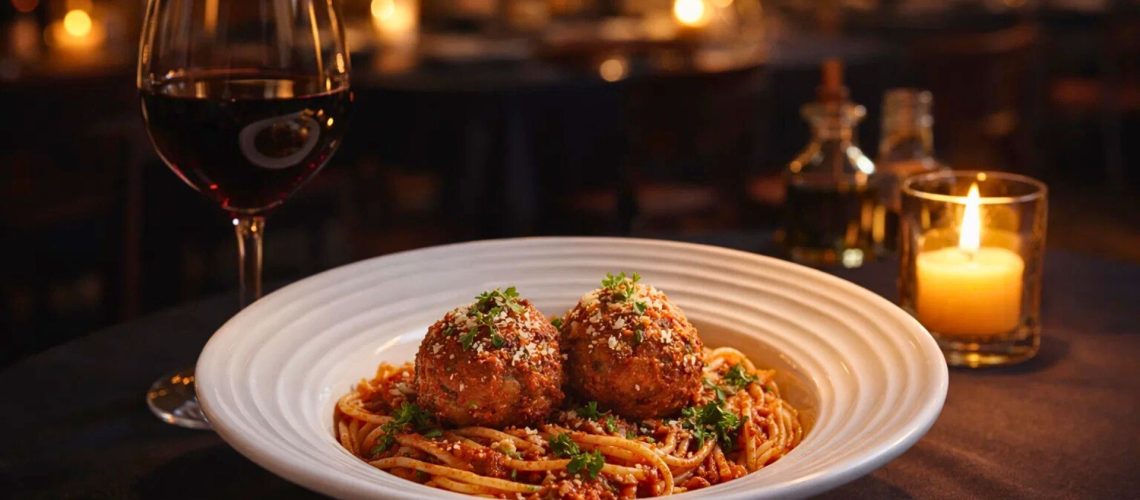 SPAGHETTI WITH MEATBALLS