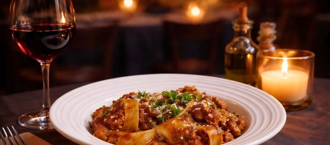 The Sauce PAPPARDELLE BOLOGNESE